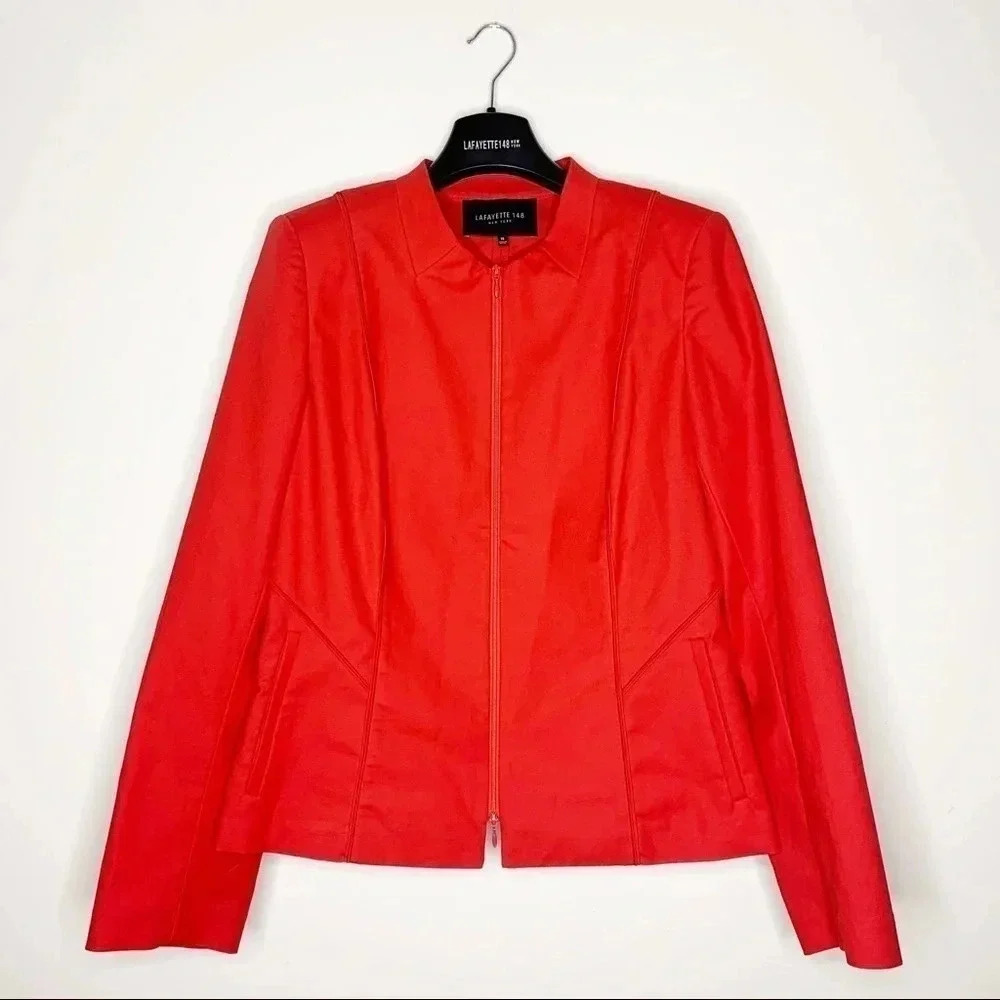 Lafayette 148 New York Red Blazer